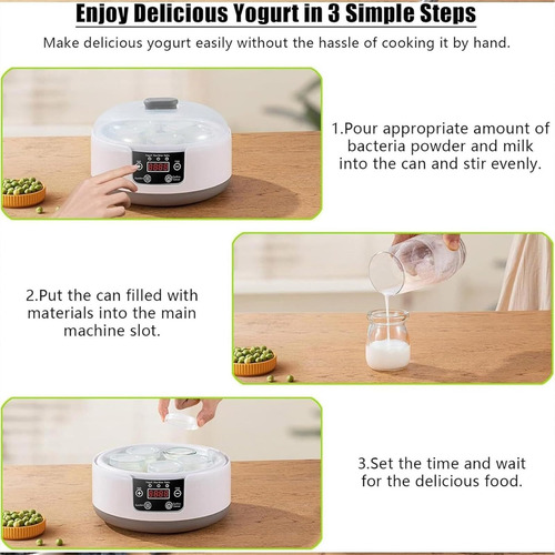 36 Hour Yogurt Maker, 2025 New Automatic Digital Yogurt