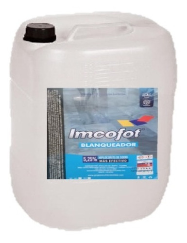 Blanqueador Cuñete 20lt Imcofot