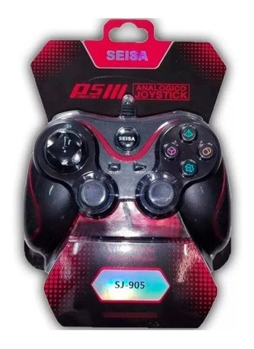 Imagen 3 de 7 de Joystick Ps3 Con Cable Usb Dualshock Play3 Vibración Envíos
