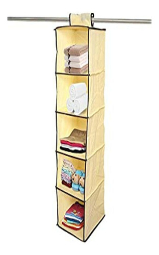 Organizador Guarda Roupa 100cm 5 Prateleira Sapateira Closet