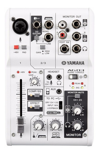 Consola Yamaha Ag03 Ideal Youtubers