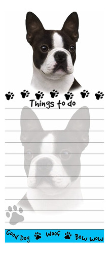  Almohadillas De Lista Magnética De Boston Terrier  Bloc De