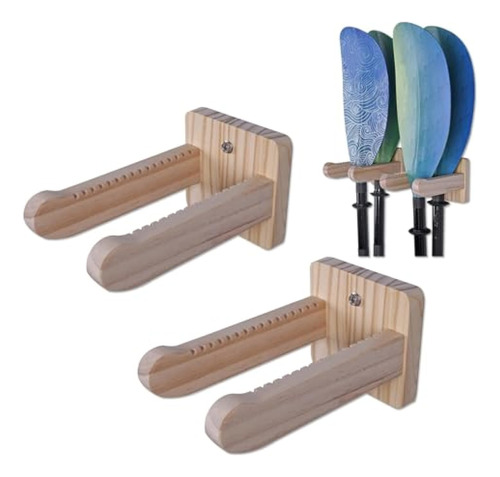 Paddle Rack Holds With Grooves, Paddle Storage Wall Racks