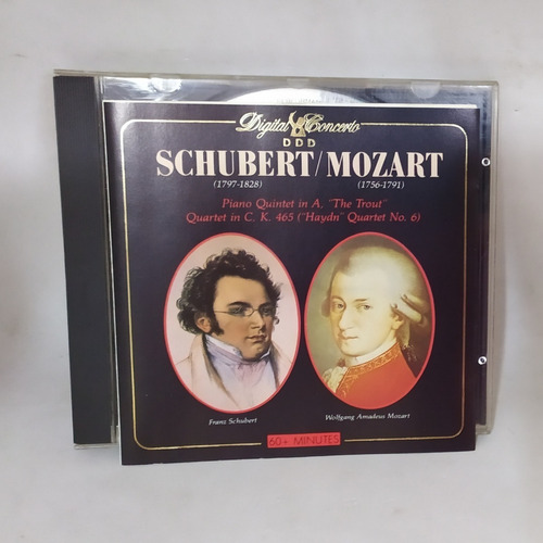 Cd Schubert Mozart Piano Original Clasica 