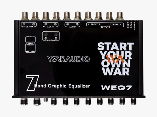 Ecualizador War Audio Weq7 Silver S/n Ratio 100db