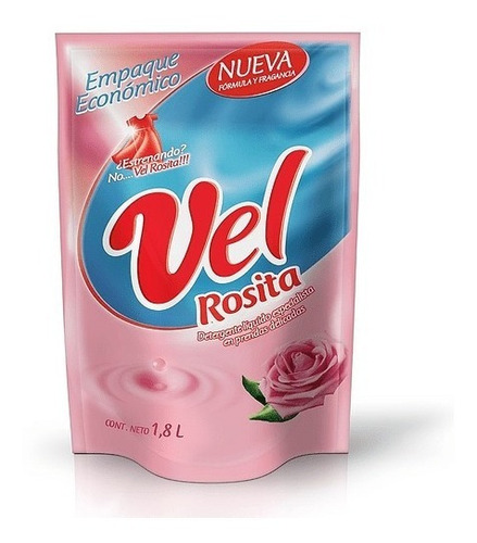 Detergente Liquido Vel Rosita 1800 Ml Doypack