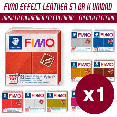 Masa Polimérica Fimo Staedtler Efecto Cuero X57g Microcentro