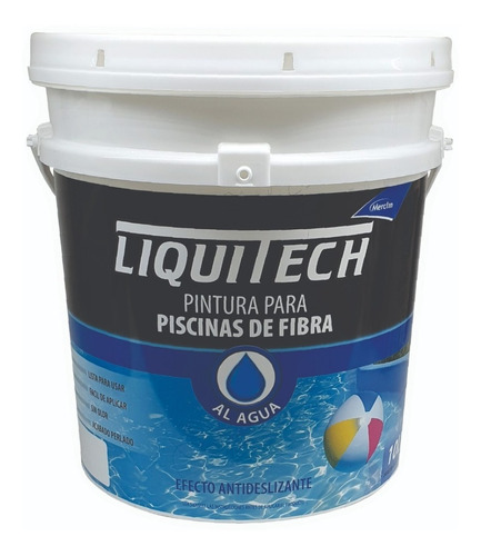 Liquitech Piscinas Fibra Piletas Plásticas Merclin | 10ltrs