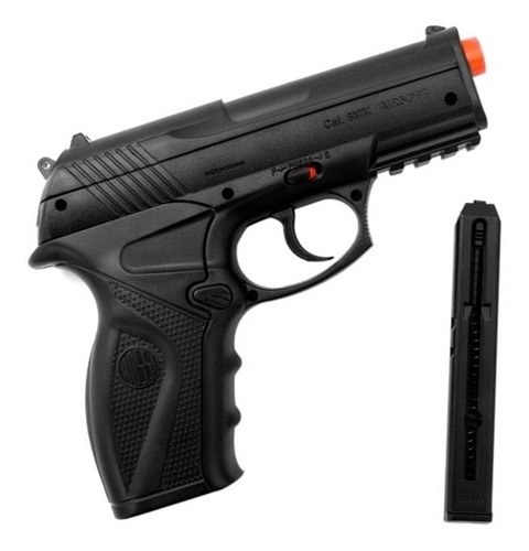 Rossi C11 Arma Pistola Co2 6mm Airsoft + Bbs Aço 6.0 + Case