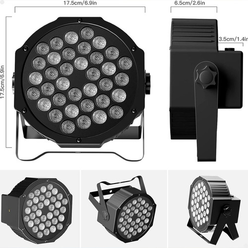 Canhão Led Iluminação 36x1 Watt Dmx 110/220v Marca Lorben