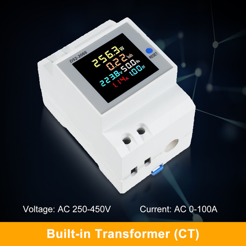 Medidor Eléctrico Multifunción D52-2066 6 En 1 Digital
