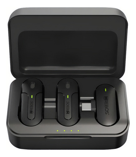 Microfone Lapela Profissional Usb-c Sem Fio Duplo  If-209