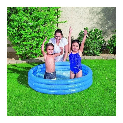 Pileta Inflable 3 Aros Bestway 122 X 25cm 140 Litros Azul