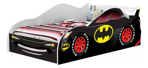 Cama Infantil Batman Proteção Com Colchão Montessoriana Full