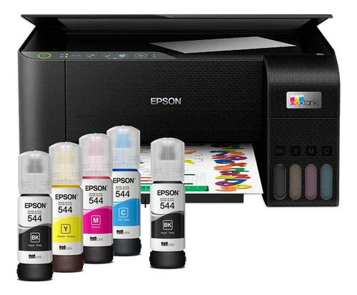 Multifuncional Epson L3250 Ecotank Tinta Continua 5 Tintas T544 Inalambrica