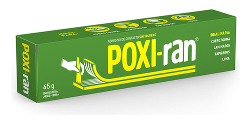 Poxi-ran Adhesivo De Contacto Poxiran Pomo 45 Grs