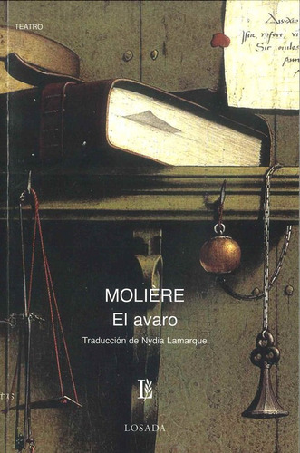 Avaro, El, De Molière. Editorial Losada En Español