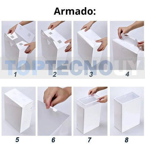 Imagen 5 de 6 de Caja Para Zapatos Zapatera Transparente Organizador Zapatero