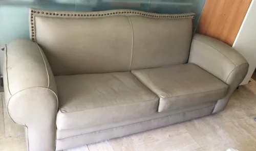 Sofá Comodo Elegante En Bipiel (Usado)