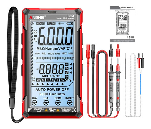 Tester Almencla Multímetro Digital 622a 622b/662a 622 Ohm Me