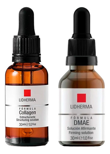Kit Afirmante X2 Fórmula Collagen + Dmae Lidherma 