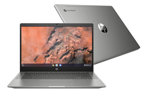 Notebook Hp 14'' Core I3 4gb 128gb Chrome