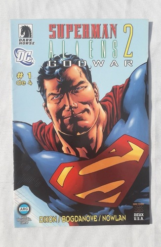 Historieta Comic * Superman Aliens Godwar 2 N° 1 Dark Horse