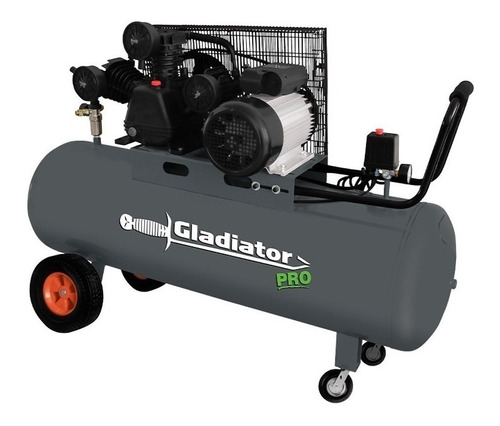 Compresor de aire eléctrico Gladiator Pro CE 825/220/M/50/4 250L 4hp 220V 50Hz gris