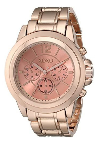 Xoxo Reloj De Pulsera En Tono Dorado Rosa Para Mujer Xo5591