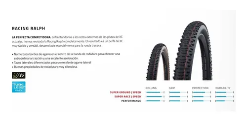 Cubiertas mtb schwalbe racing ralph clearance