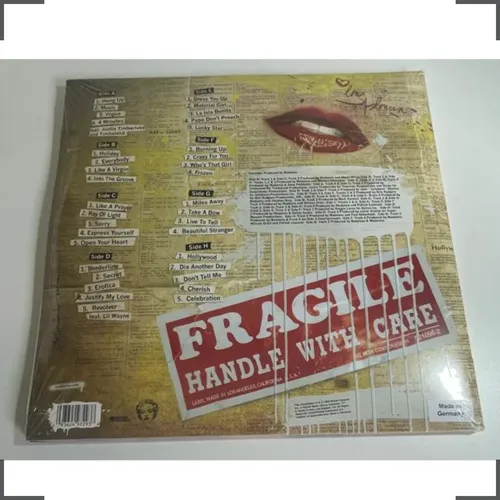 Madonna Celebration Box 4lp 180g Importado Alemanha Lacrado