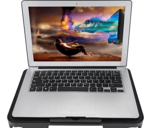 Base Notebook Cooler 2 Ventiladores Con Soporte