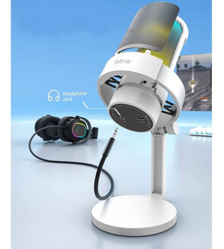 Micrófono Fifine A8p Rgb - USB