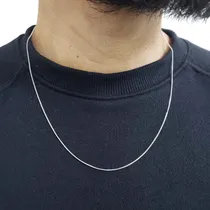 Comprar Cadena Collar Hombre Acero Inoxidable Plateado Caballero