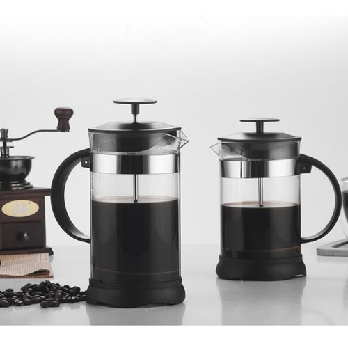 Cafetera French Press, Calefacción, 800 Ml, Filtro De Acero