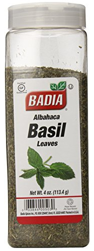 Albahaca En Hojas Badia, 4 Oz Paquete De 6