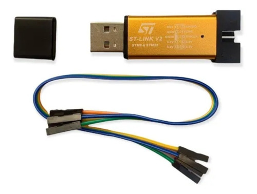 Imagen 4 de 5 de Placa De Desarrollo Stm32 Stm32f103c8t6 + Stlink St-link V2