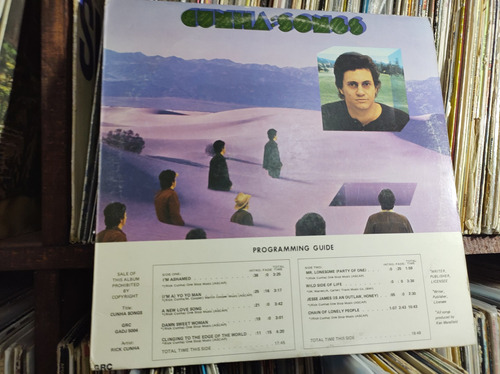 Rick Cunha Cunha Songs Vinilo Lp Acetato Vinyl Imp