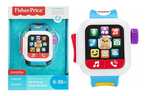 Brinquedo Smartwatch Fisher Price Aprender E Brincar Mattel