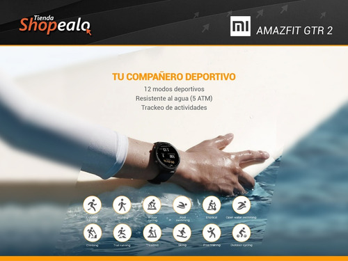 Imagen 4 de 8 de Smartwatch Xiaomiamazfit Gtr 2 Gps Negro Running + Cuotas