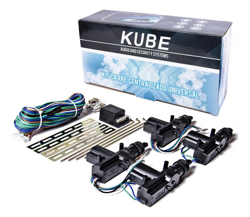 Cierre Centralizado Universal 4 Puertas Kit Completo Kube