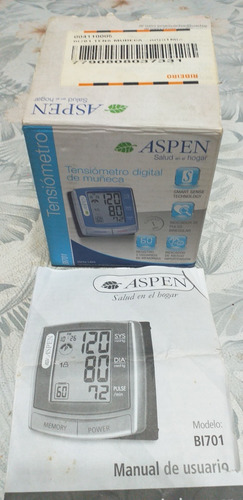 Tensiometro Digital De Muñeca Aspen B1701
