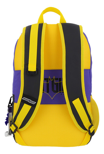 Mochila Dc Comics Batgirl Casual Morado Escudo