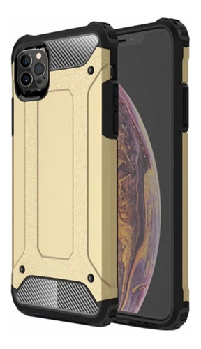 Capa Anti-impacto Hybrid  Para Apple iPhone 12 Pro Dourada