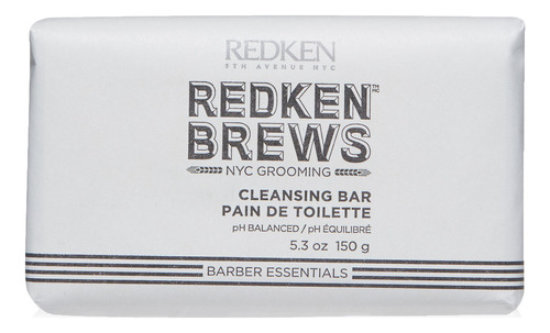 Redken Brews Barra De Limpieza Para Hombres, Jabn Para Cara