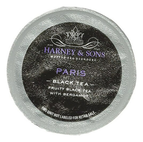 Cápsulas De Té Negro Paris De Harney And Sons, 24 Unidades