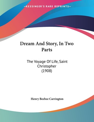 Libro Dream And Story, In Two Parts: The Voyage Of Life, ...