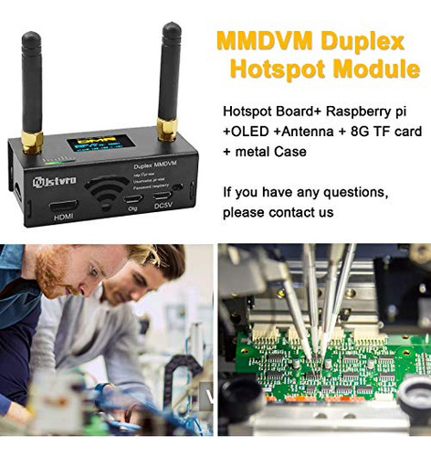 Placa Módem De Voz Digital Multi-modo Mmdvm Duplex, Soporte