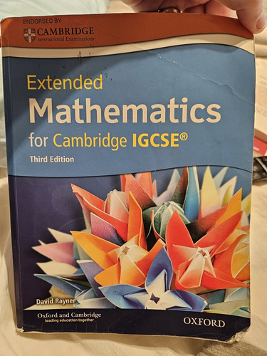 Libro Extended Mathematics For Cambridge Igcse Third Edition