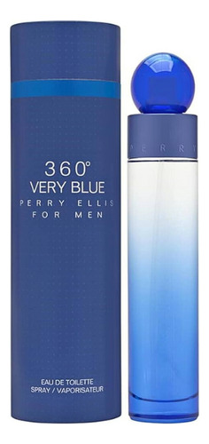 Perry Ellis 360 Very Blue Edt 200ml Silk Perfumes Original